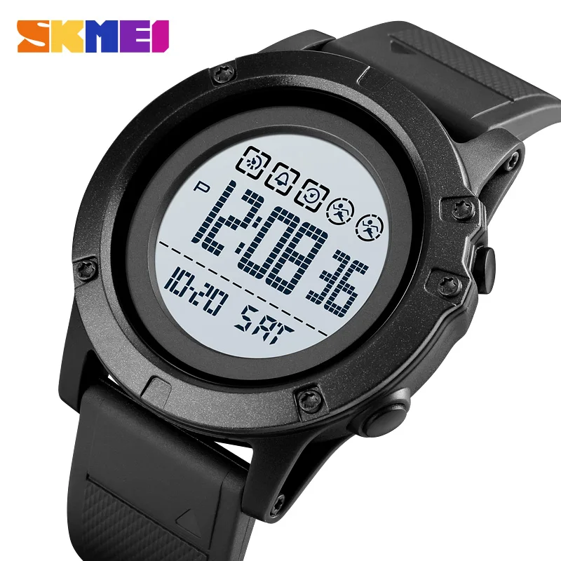 

SKMEI 1727 Sport Chronograph Watches For Mens Dual Time Count Down Men Digital Wrist Watch Waterproof Male Hour reloj hombre