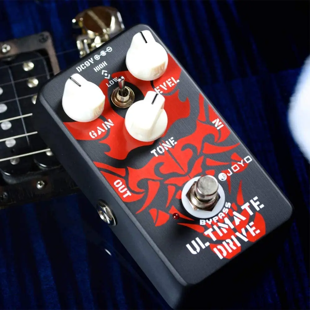 Joyo Jf-02 Ultimate Drive Multi Efect Pedal for Guitar Overdrive Distortion True Bypass Electric Guitar Musical Accessories