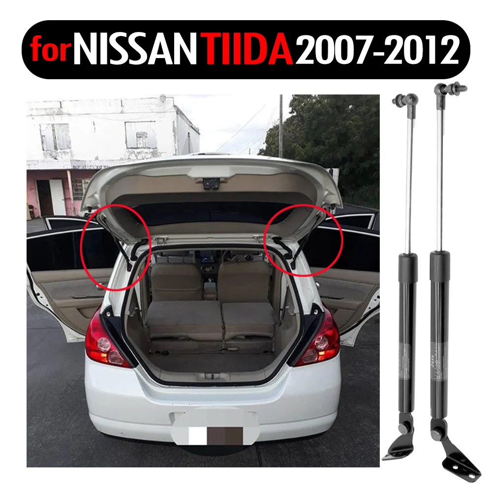 Auto Rear Liftgate Hatch Tailgate Gas Spring Struts Prop Lift Support for Nissan Versa C11 2006-2012 Hatchback