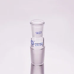 Borosilicate Glass Joint,Female 14/23,Male 24/29,Glass reducing Adapter,A type connector