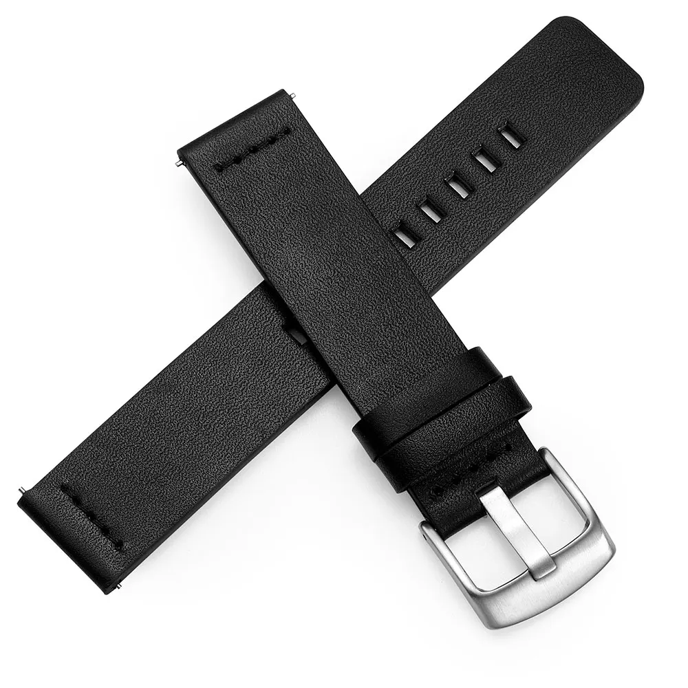 24mm Leather strap Watch Strap For Suunto 9 Baro Watch Band Suunto 7 Watchband Spartan Watch Band HR Bracelet D5 Smart Watch