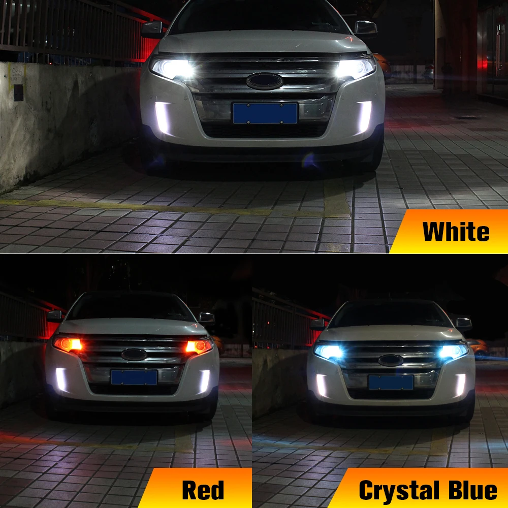 2pcs LED Daytime Running Light DRL P13W For Suzuki Ignis 3 Swift mk5 Vitara Subaru Forester Impreza Legacy Levorg Outback WRX XV