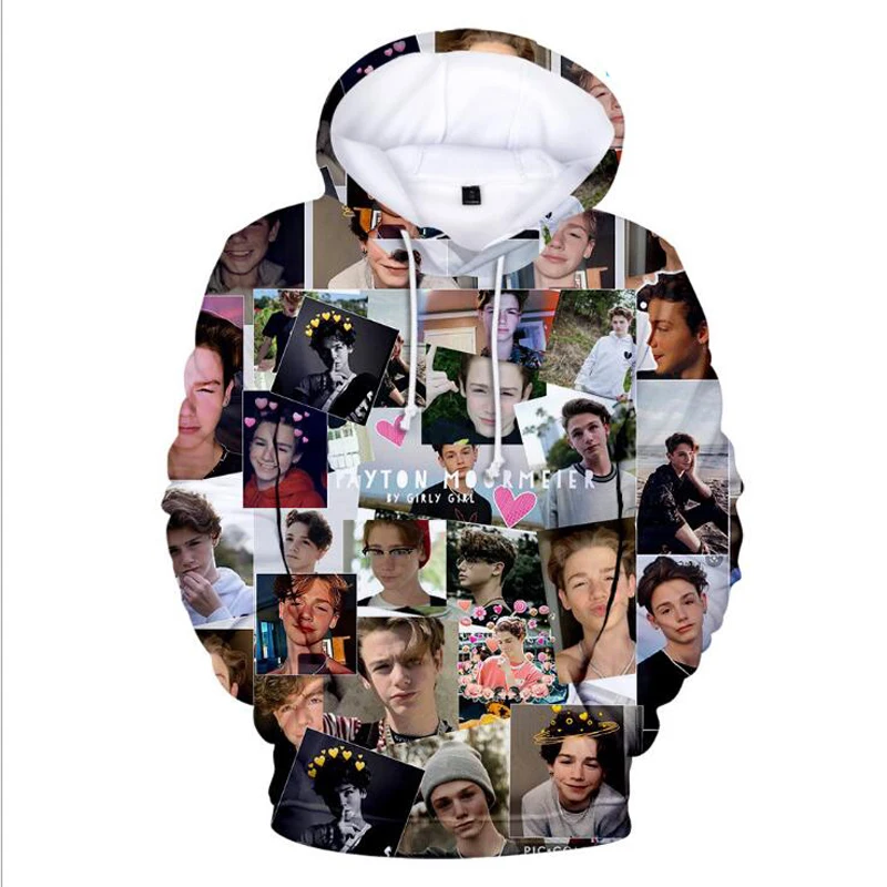 Payton Moormeier Merch Oversized Hoodie Sudadera Hombre PYTN 3D Print Pocket Hooded Sweatshirts Men/Women Graphic Cool Tops