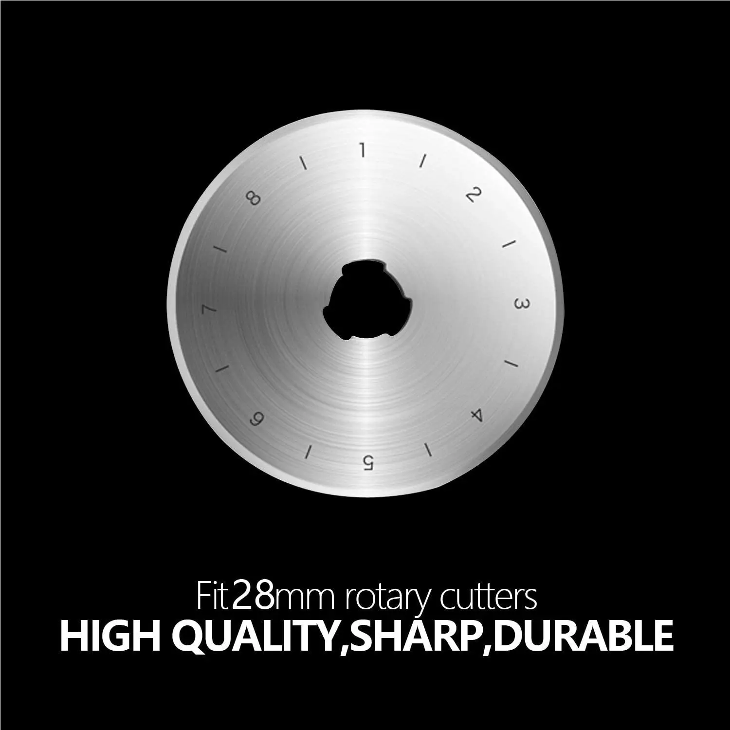 45mm Rotary Cutter Lame, Lame Rotanti Misura Fiskars,Olfa,Martelli, Dremel, truecut Rotary Lame di Ricambio, Tagliente e Durevole