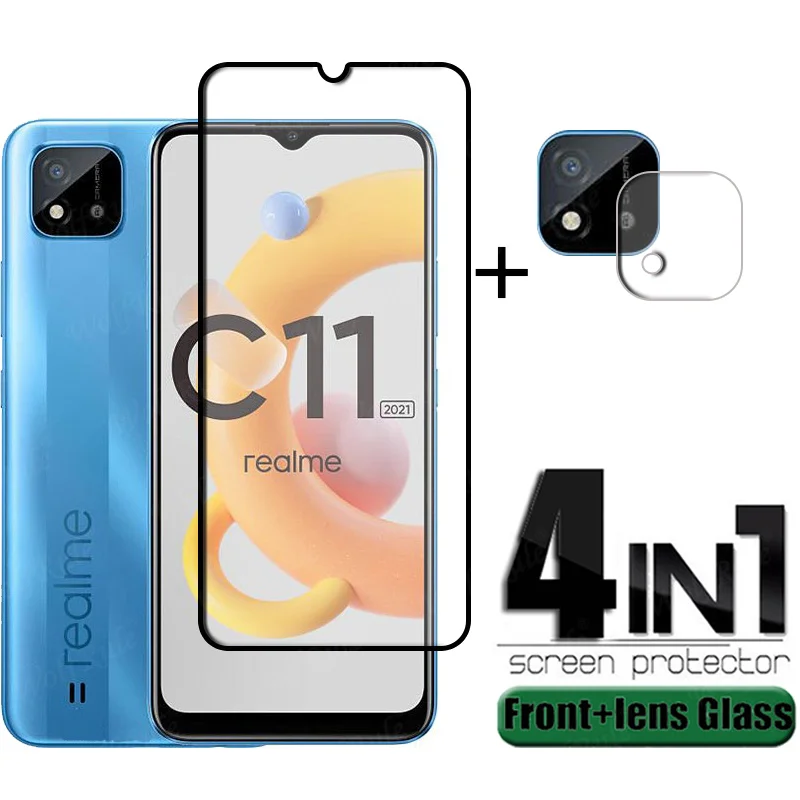 

Защитное стекло для Realme C11 2021, C20, C11 2021, полное покрытие