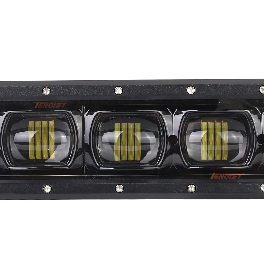 New 21 Inch 6D Lens Wide View 90W LED Light Bar For Wrangler Offroad Car SUV ATV BUS 12V 24V