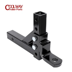 10 Inch Adjustable 4 Level Trailer Drop Hitch Ball Mount Tow for 2
