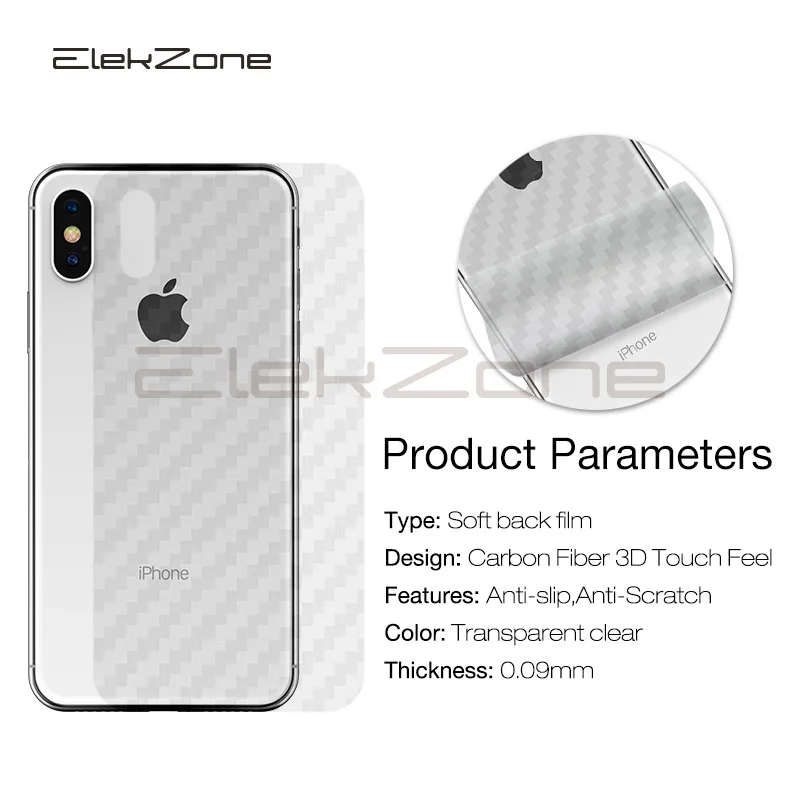 5 Cái/lốc Cho iPhone 13 Pro Max 6 7 8 Plus 11 3D Sợi Carbon Phía Sau Tấm Bảo Vệ Màn Hình Cho iPhone 12 Pro Max X Xs Xr Mặt Sau Bộ Phim