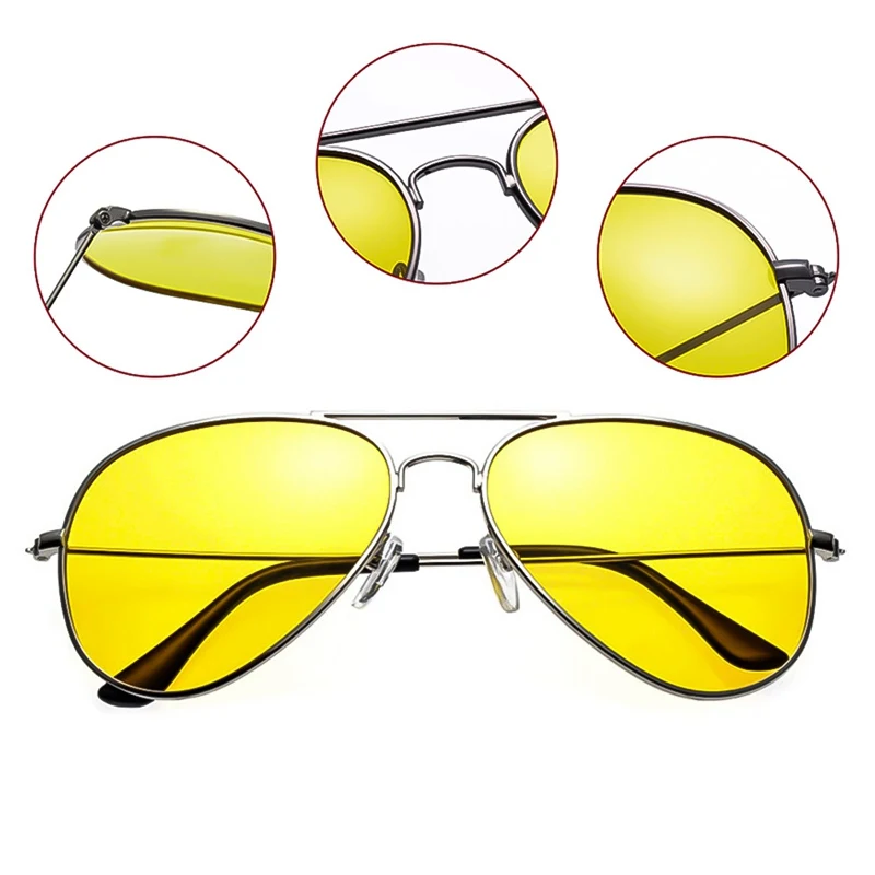 Car Drivers Night Vision Goggles Anti-glare Sunglasses Driving Sun Glasses Eyewear Auto Accessories