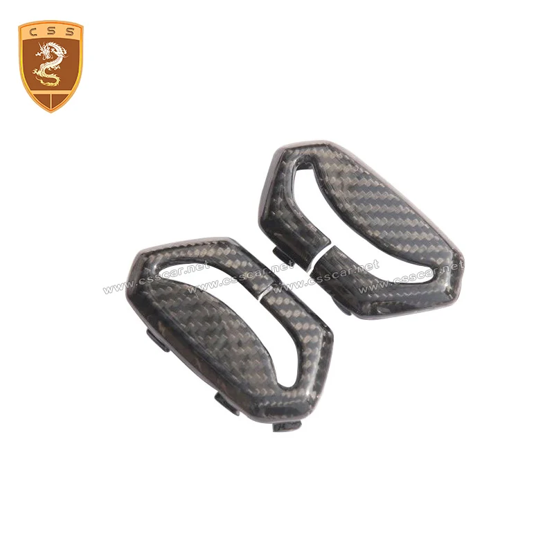 Dry Carbon Fiber Seat Belt Buckle Fit For Aventador LP700 Interior Trim Car Accessories