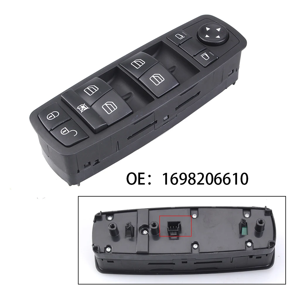 For Mercedes Benz A B GL M R Class W245 W169 A150 B200 X164 2004-2012 Electric Power Window Master Switch A1698206610 1698206610