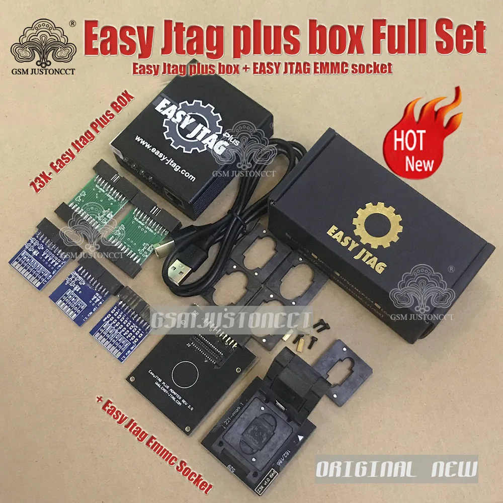 2024 Original New version Full set Z3X Easy Jtag plus box Easy-Jtag plus box+ EASY JTAG EMMC socket