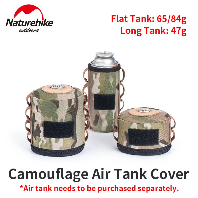 Naturehike Outdoor Camouflage Air Tank Cover Ultralight Portable Multi Specification DIY Paper Bucket Camping Picnics Accessorie