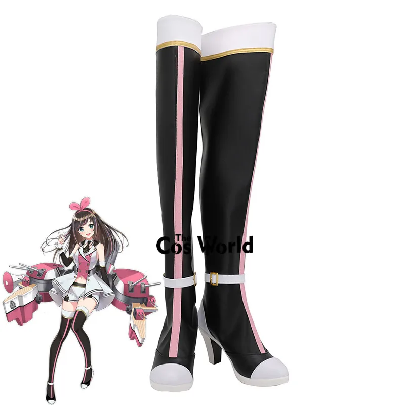 Virtual YouTuber Vtuber A.I.Channel Kizuna AI Customize High Heels Cosplay Shoes Boots