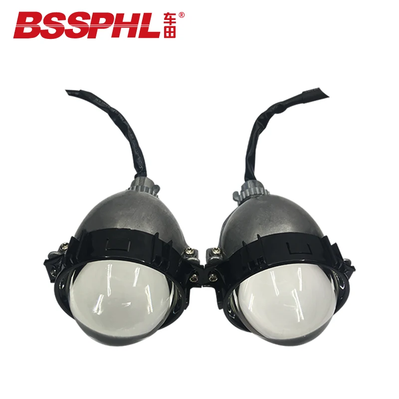 BSSPHL Auto Car Headlight 3.0 inch Bi-xenon i1 LED Headlamp lens Car styling Retrofit headlight