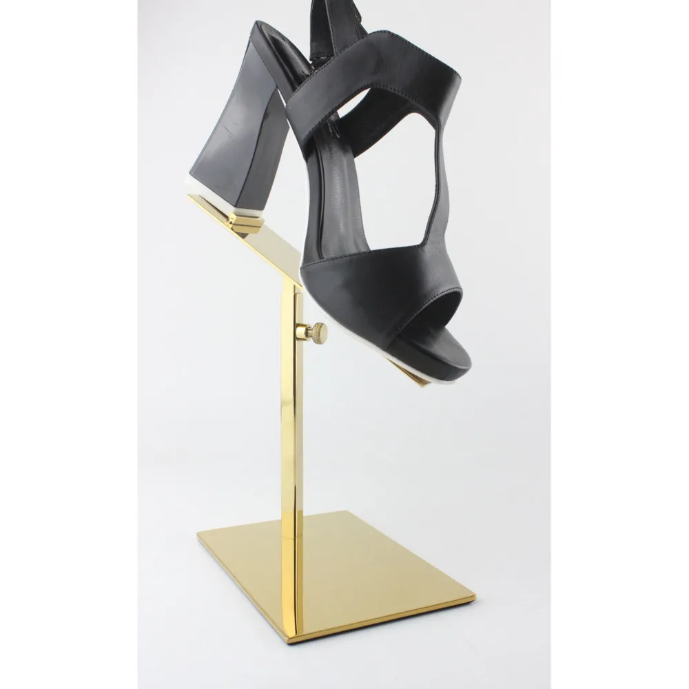Metall Poliert Gold Schuh Display Stand Schuh Riser Stand Schuh Halterung Metall Schuh Halter Rack