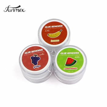 2019 FUNMIX nuevo 5g sabor a fruta pegamento para extensión de pestañas crema removedora para pestañas herramientas de maquillaje