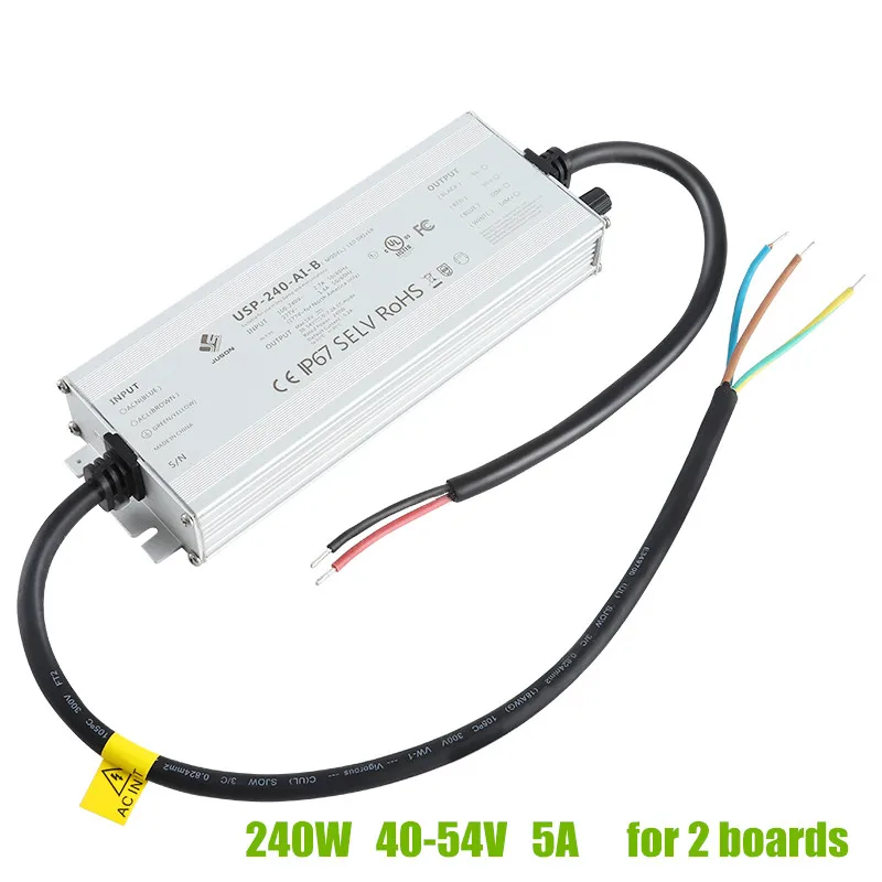 Waterproof Constant Current Dimmable Power supply 120W 240W for Samsung QB288 Board LM281B+ LM301B LM301H with Dimmer Knob