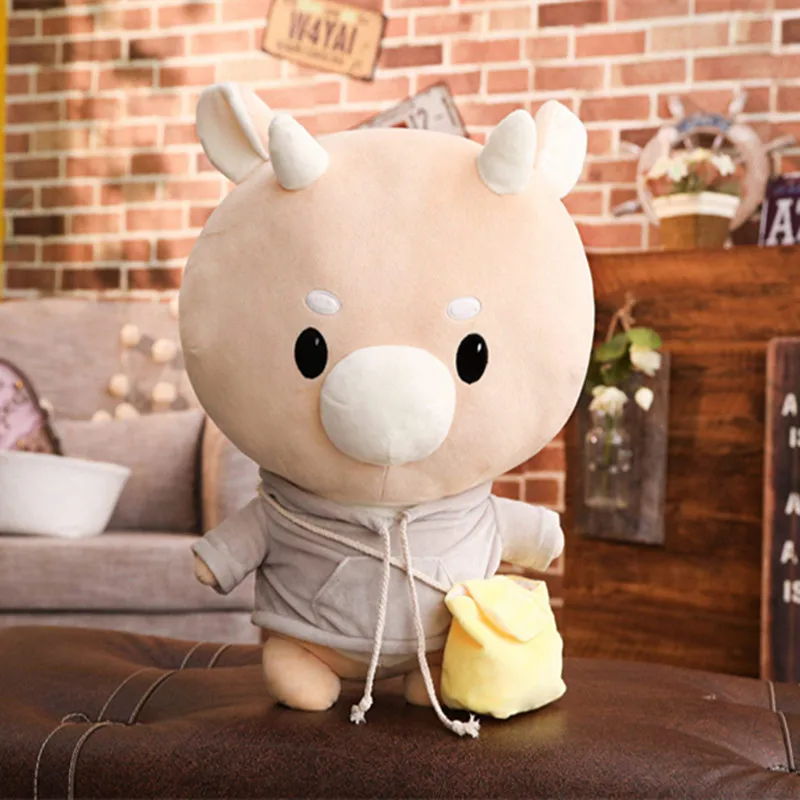 30/45/60cm Giant TV Lovely Secretary Kim Hard Work Cattle Doll Plush Korean Drama Stuffed Cow Toys Birthday Gift