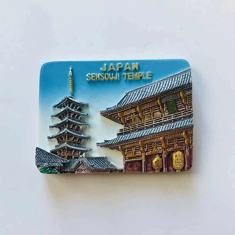 Country Fridge Magnets Tokyo Magnet Travel Resin Mt. Fuji Hokkaido Refrigerant Stickers Souvenir Magnetic