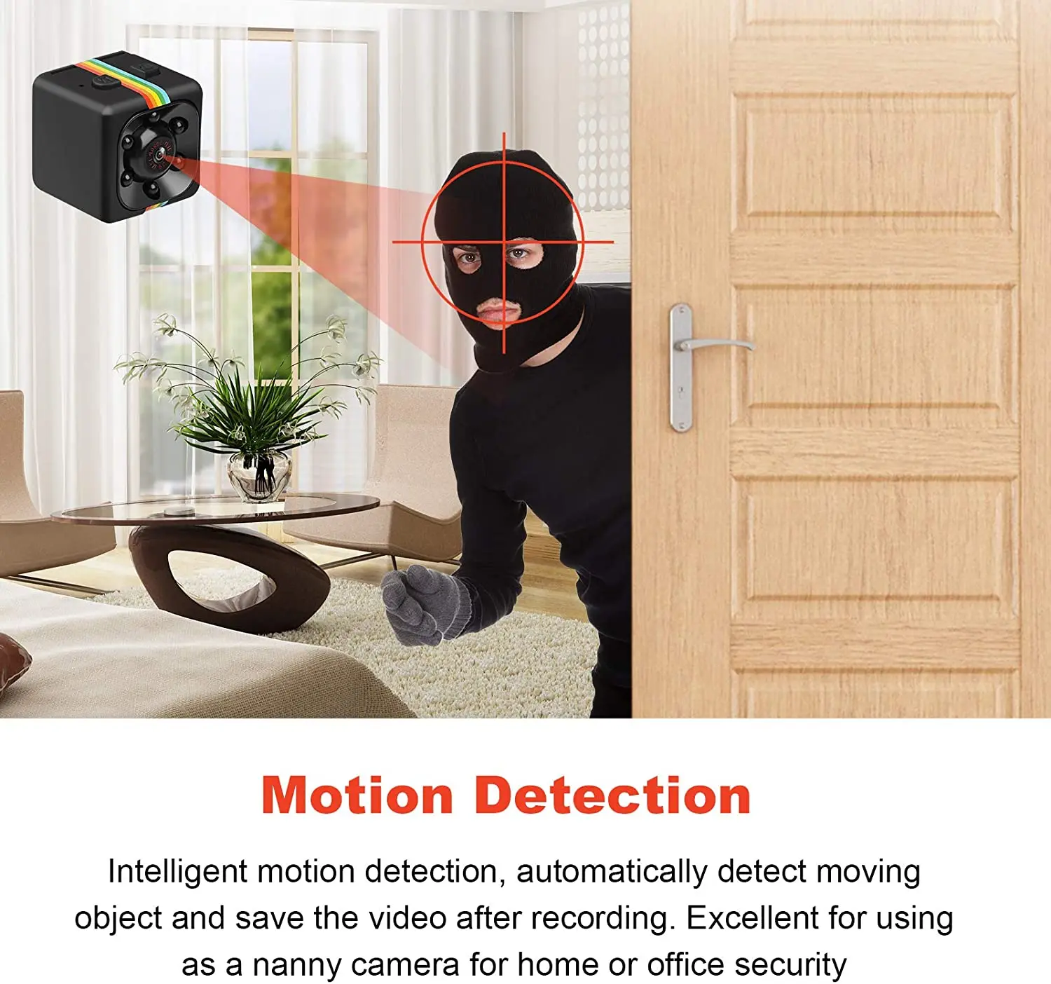 Action Camera SQ11 Car Camera Full HD 1080P Sports Car Camera Recorder 360 ruotabile 30FPS microfono incorporato visione notturna