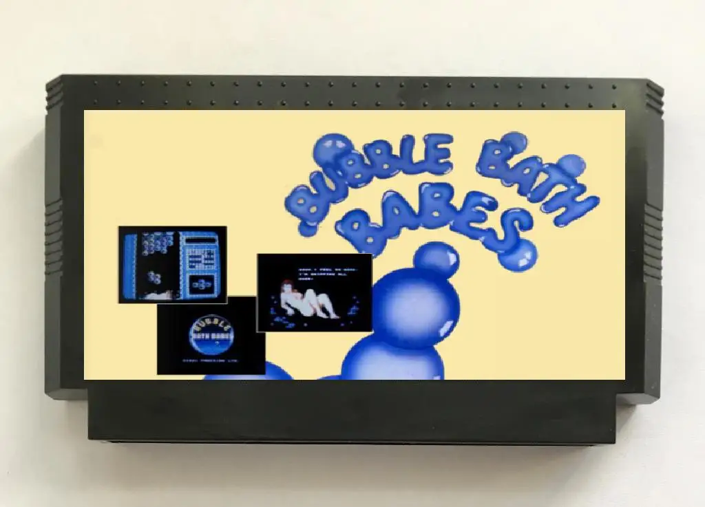 فقاعة حمام فاتنة (الكبار فقط) لعبة خرطوشة ل NES/FC وحدة التحكم