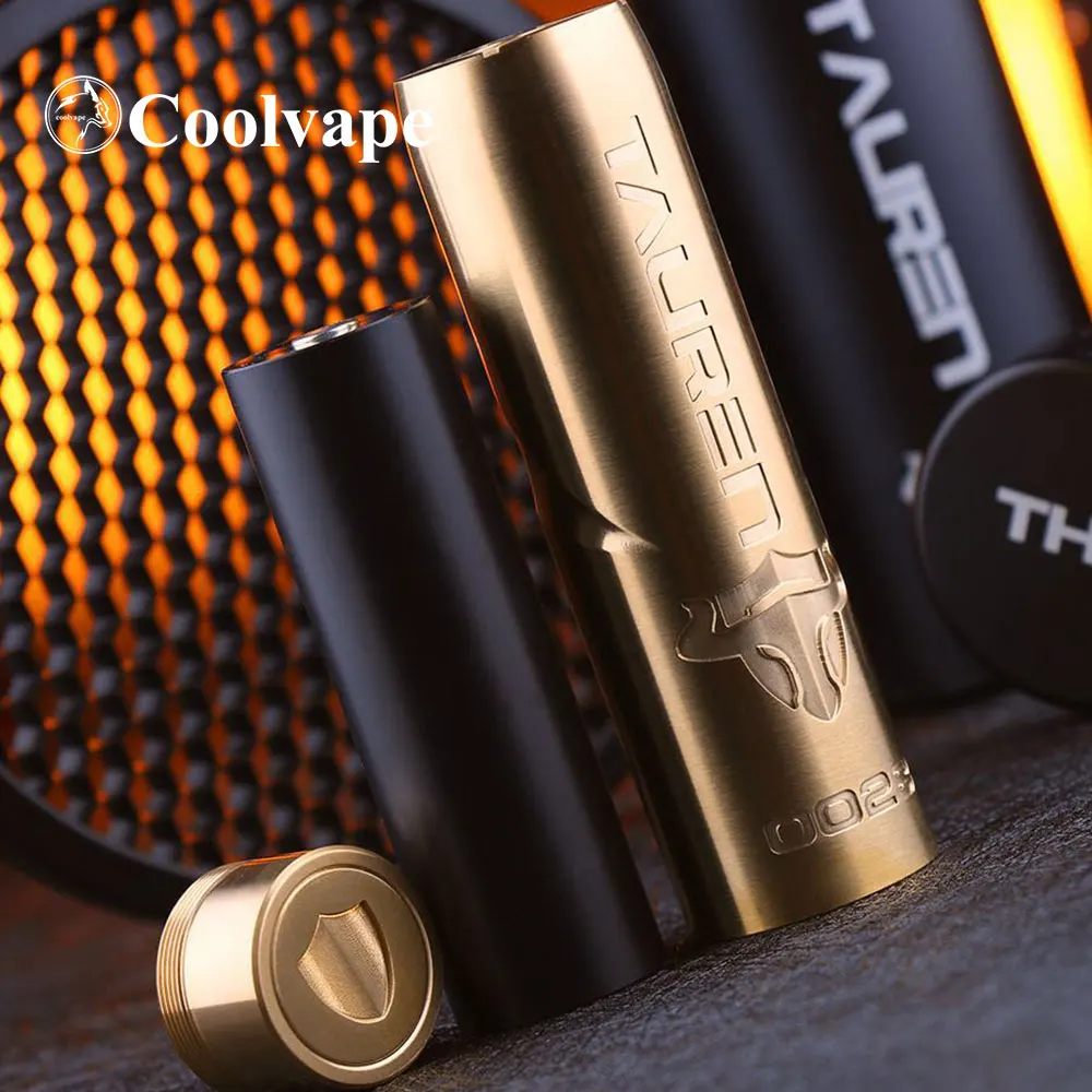 Coolvape oryginalny Tauren Mech Mod e papieros Mech mod vape 18650 20700 21700 bateria pasuje Tauren RDA vs