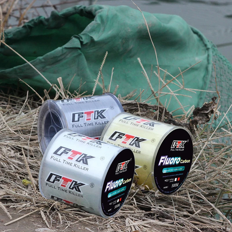 500m Nylon Fishing Line Carbon Surface Super Strong Pull Cut Water Quickly Wear Resistant Bite Resistant Fishing Line B2Cshop