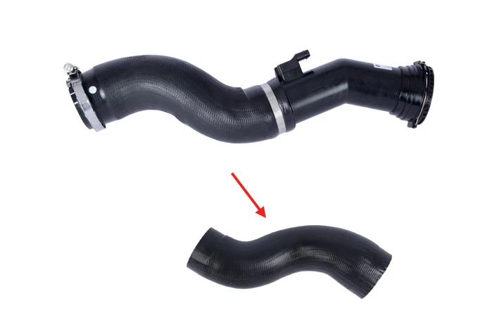 

TURBO HOSE EXCLUDING PLASTIC PIPE HOSE SHOWN WITH ARROW 13717597588