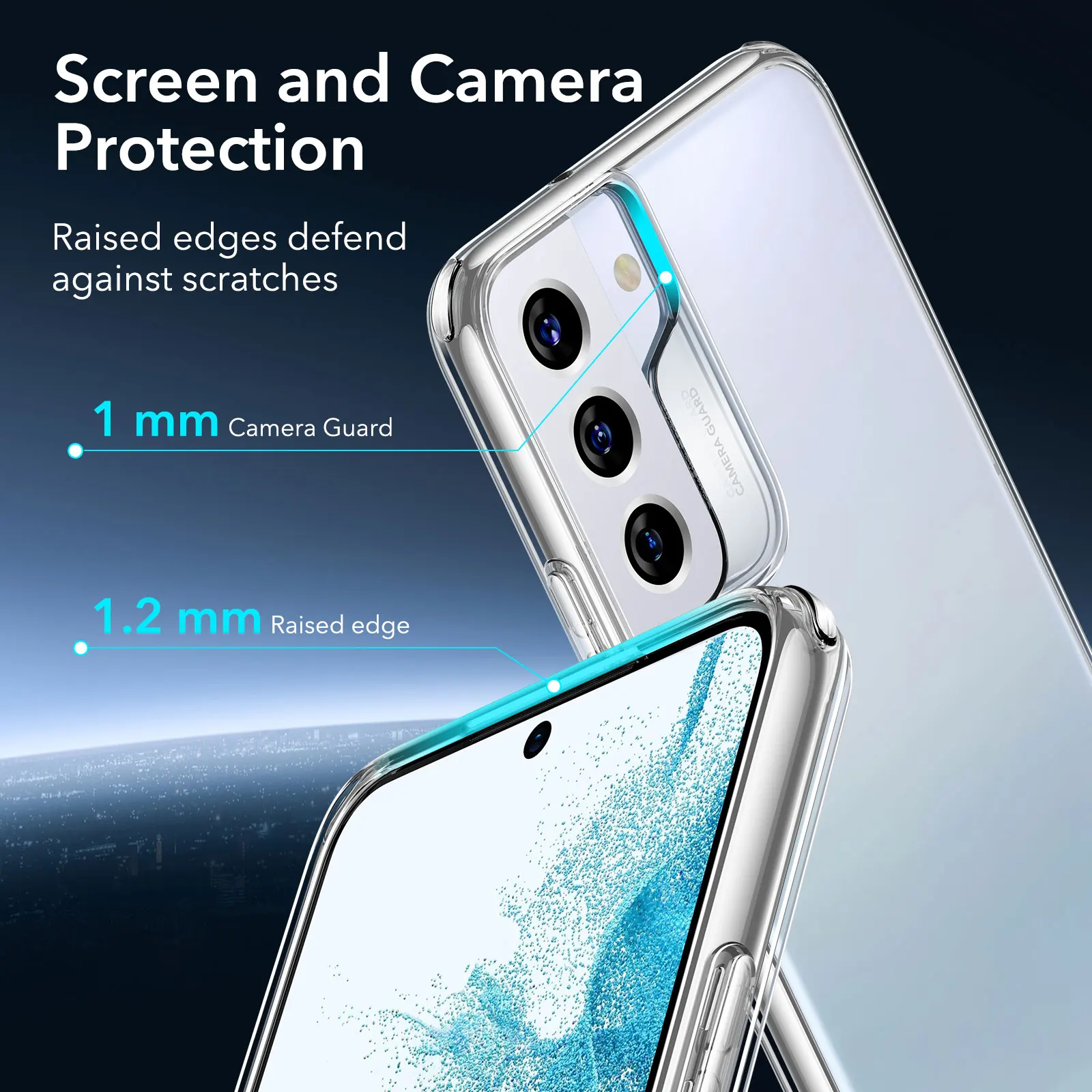 ESR for Samsung Galaxy S22 S21 S20 Ultra Clear Case for Galaxy S10 Soft TPU Case for Samsung S21 Plus Transparent Back Cover