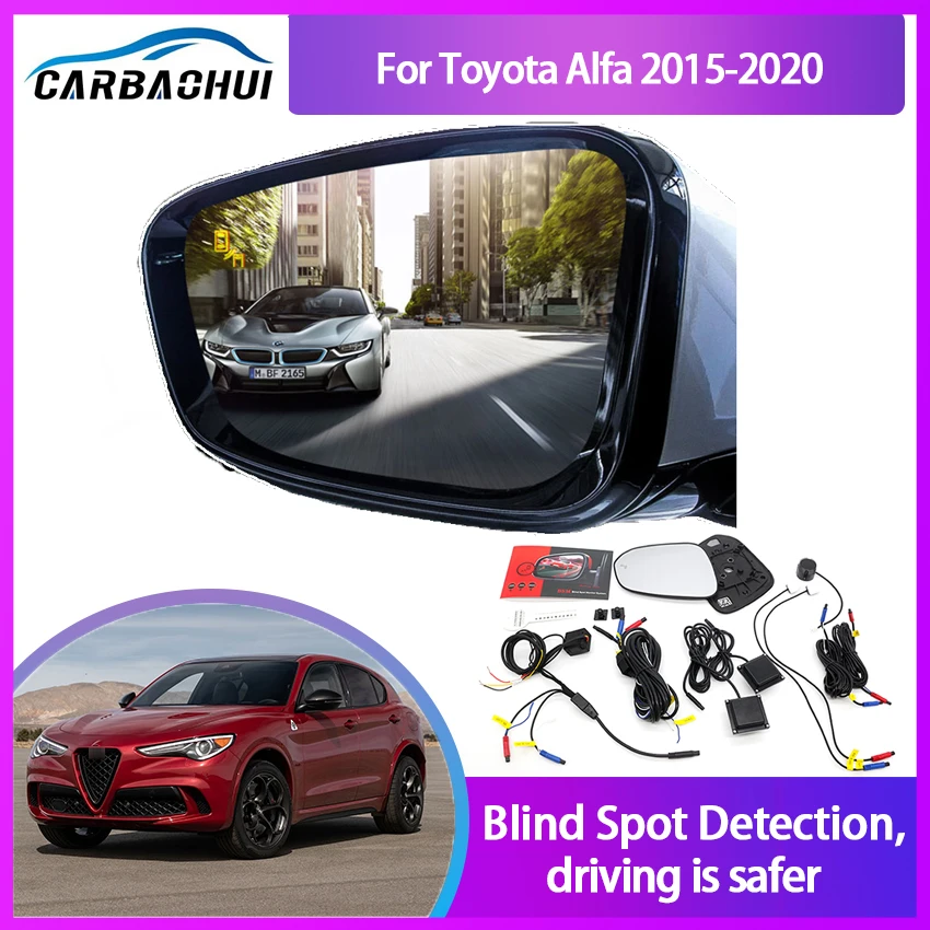 Millimeter Wave Radar Blind Spot Monitoring BSA BSD BSM for Toyota Alfa 2015-2020 Assist Driving Parallel Safety Change Assist