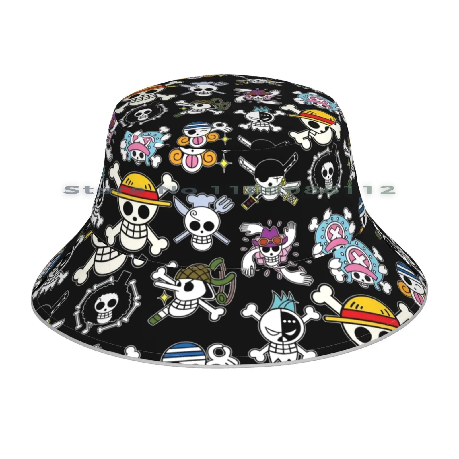 Pirate Flag Pattern Beanies Knit Hat Shonen Anime Manga Luffy Zoro Usopp Nami Franky Nico Robin Chopper Pirate Bounty Jolly