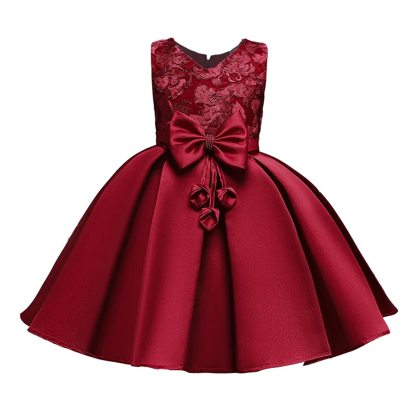 Vestido floral para meninas de 4 a 11 anos, vestido para festa de casamento, vestido para meninas, vestido de princesa formal para desfile