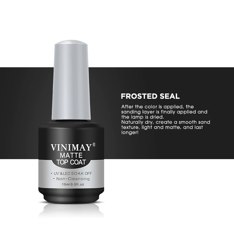 Vinimay-unha polonês para nail art, unha polonês, gel de cristal, mergulhe, fosco, para salão