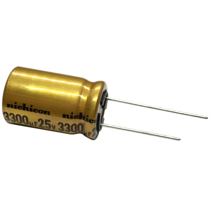 4 stücke 3300uF 25V 16x25mm Nichicon FW Kondensator Pitch 7,5mm 85 ℃ 25V/3300UF Gold Audio fieber Filter Elektrolyt-kondensatoren