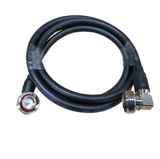 

50-9 cable 1/2 Super Flexible Feeder Line DIN Male right angle to L29 DIN Male right angle RF Coaxial Cable Pigtail Extension