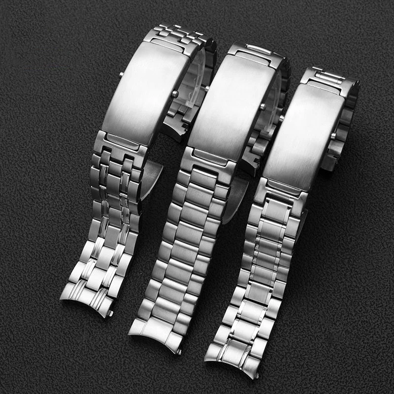 High Quality Watch Band For OMG SEAMASTER 300 600 PLANET OCEAN Solid Stainless Steel wrist Strap Fold Clasp Watch Accessorie