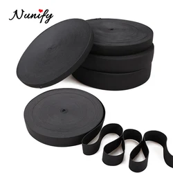 Nunify 5 Metri di Larghezza 1.5-4Cm Colore Nero Fascia Elastica Regolabile Per Cucire Per La Fabbricazione di Parrucche Strumenti di 30 Centimetri alta Elastico Traspirante