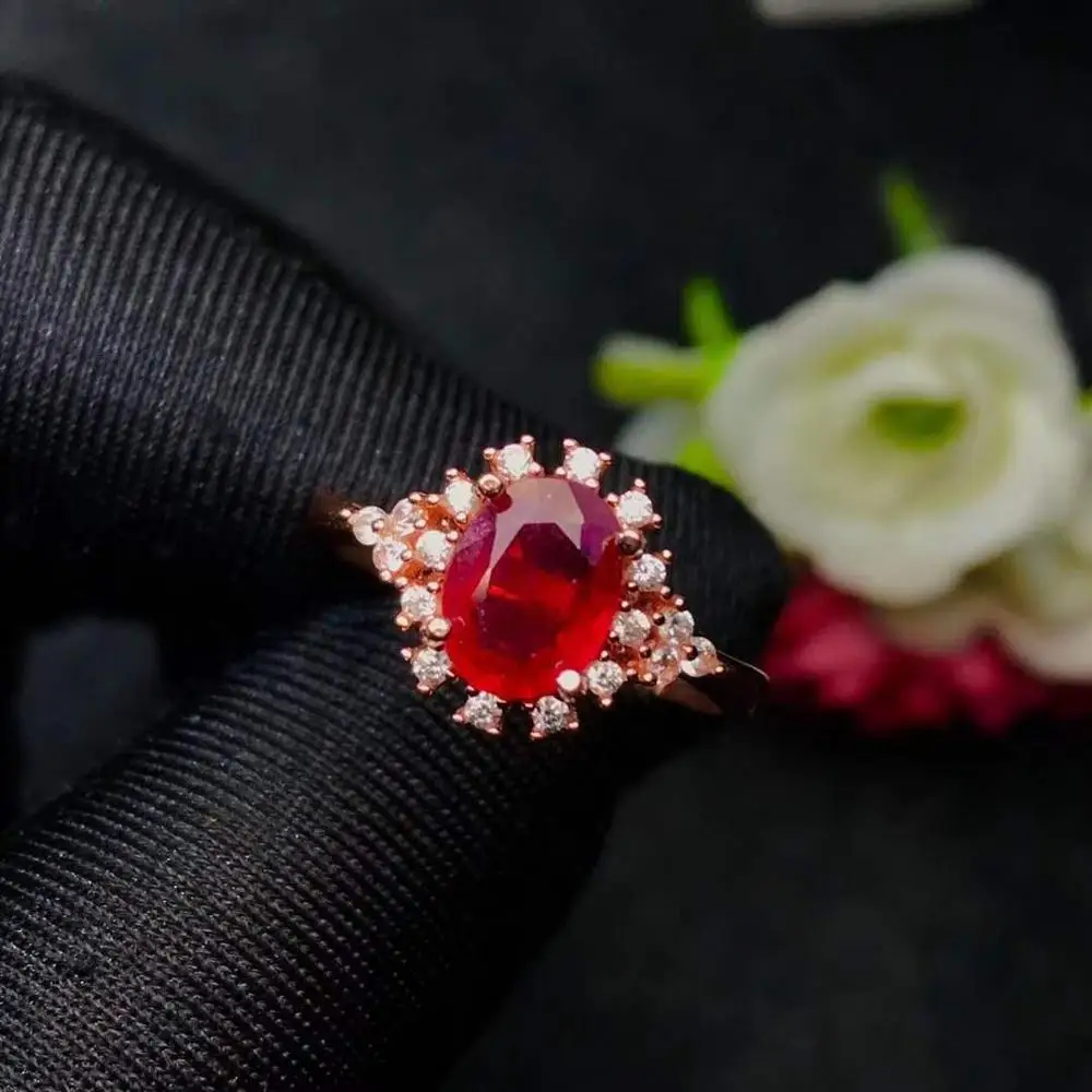 

Genuine Real Ruby Natural And Real Ruby Ring Jewelry 925 Silve Ring Natural Ruby Engagement Ring Sterling Silver Ruby Jewelry