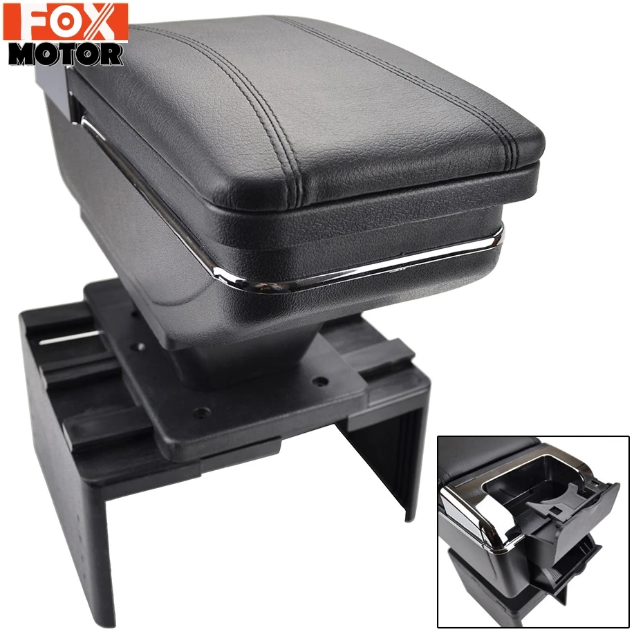 

Rotatable Center Centre Console Arm Rest Car Armrest Storage Box For Fiat Punto Palio Brava Bravo 500 Albea Marea Holder Ashtray