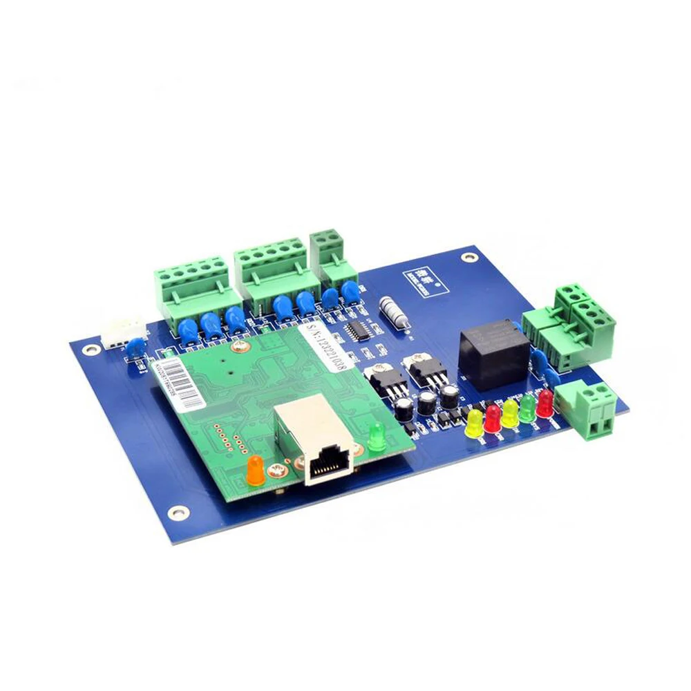 Painel de controle de acesso com controle de rede, para um/dois/quatro portas, com software protocolo de comunicação, tcp/ip, leitor de sinal