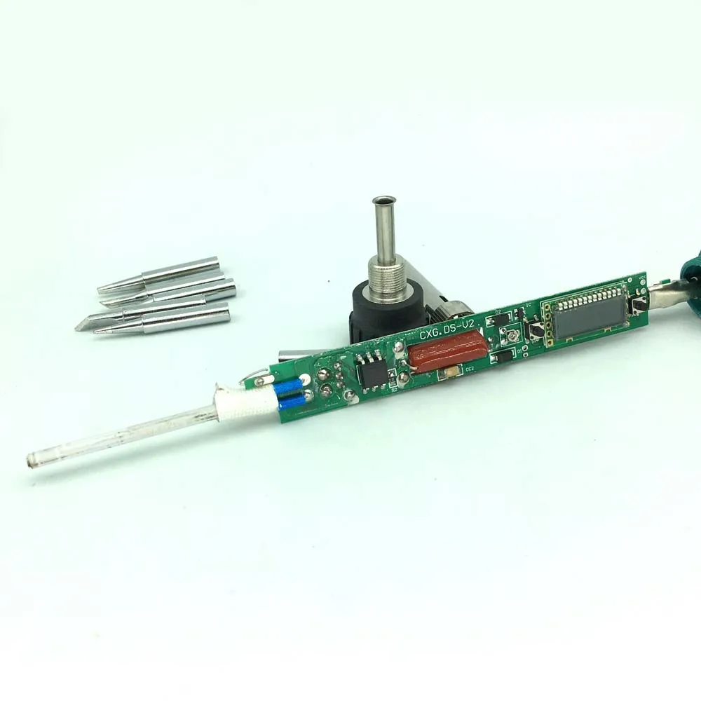 Fer à souder électrique professionnel à température constante, outil de soudage numérique à LED 936d, 110V 60W, 5 embouts