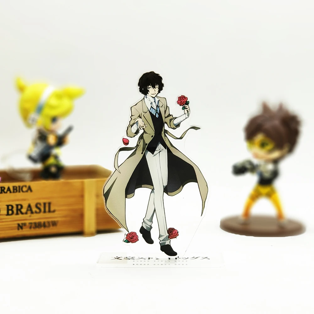 

Bungou Stray Dogs Dazai Osamu acrylic stand figure model double-side plate holder cake topper anime