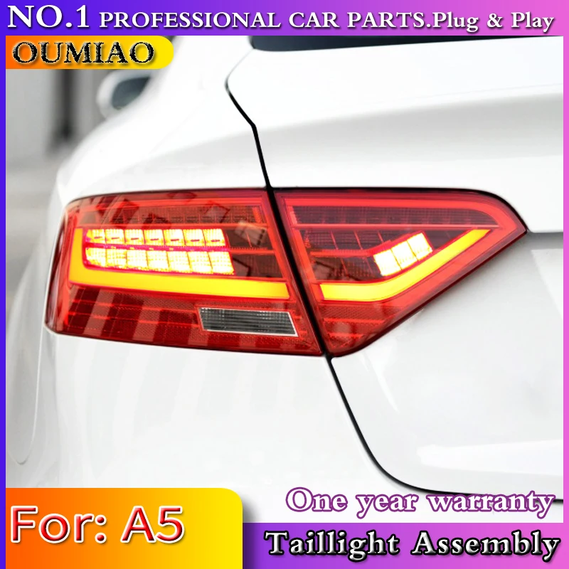 New Tail Lamp For Car Audi A5 2010-2016 A5 Tail Lights Led Fog Lights DRL Day Running Light Tuning Car Accessories