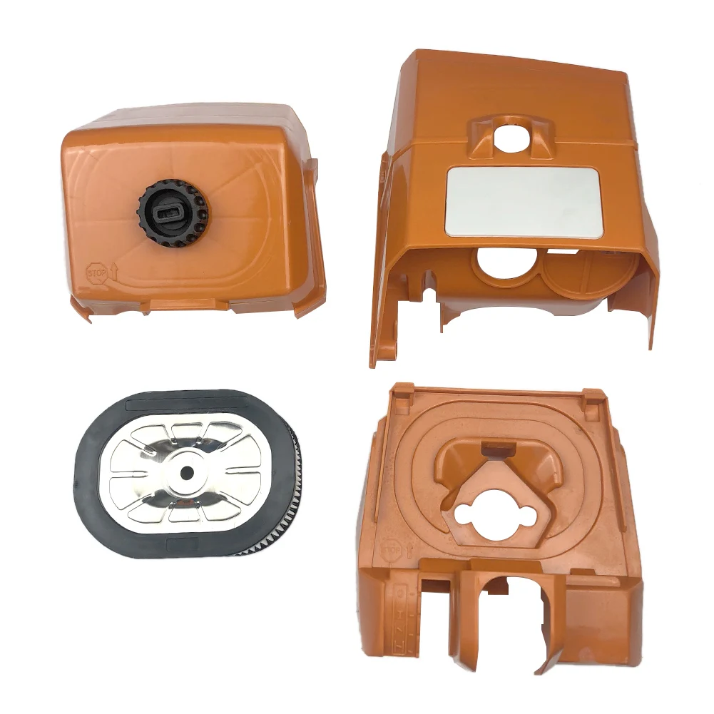 1 set Cylinder Cover Air Filter Cover Filter Base Chainsaw accessories garden tool replacements for STIHL MS440 044.