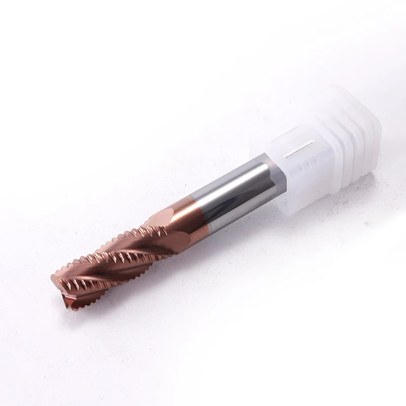 Aluminum Copper Metal Cutter Roughing End Mills HRC55 3 4 Flutes Alloy Carbide Milling Tools Roughing Milling Cutter 4mm 6mm 8mm