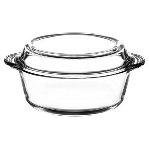 Pasabahce Pyrex Lid Round Pots (2Lt)