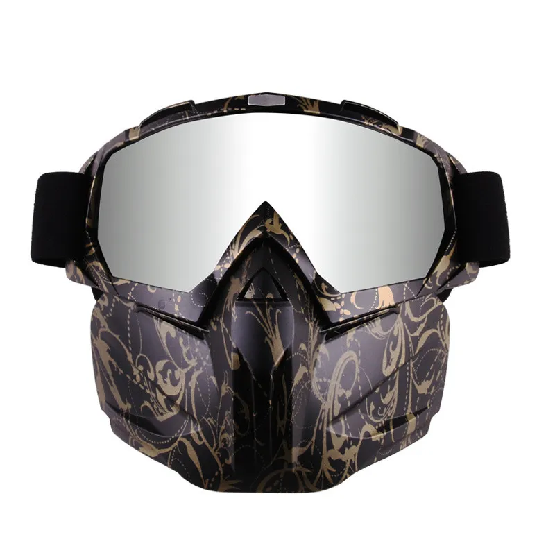 Shockproof Military Tactical Mask with Goggles Outdoor Camouflage Paintball Shooting Mask Anti-impact Airsoft CS War Game Masks