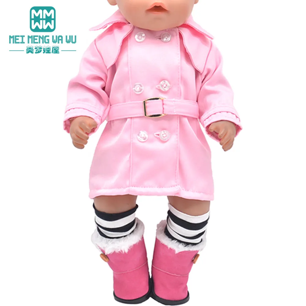 17-18inch Baby Toy New Born doll and American doll Trench coats, cotton coats, skirts