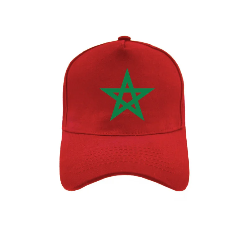 Morocco Flag Baseball Caps Adjustable Snapback Fashion Unisex Cool Morocco Hats MZ-285